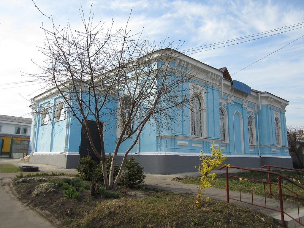 De huidige synagoge in Berditsjev