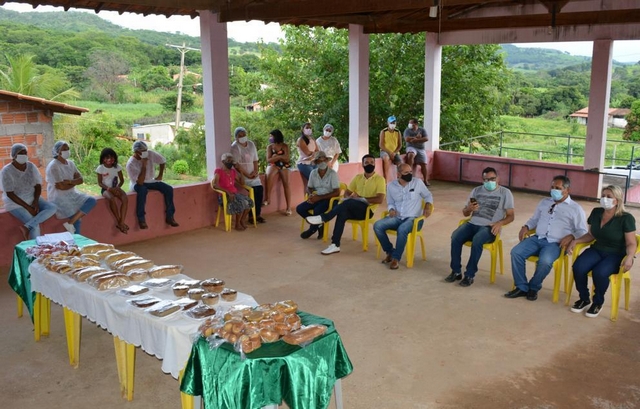 Deelnemers aan een cursus ‘Agroecologia e Soberania Alimentar’ op 21 februari 2022 in het Centro de Formação na Comunidade da Mantiqueira (Barreiras), georganiseerd door de NGO Fundifran 