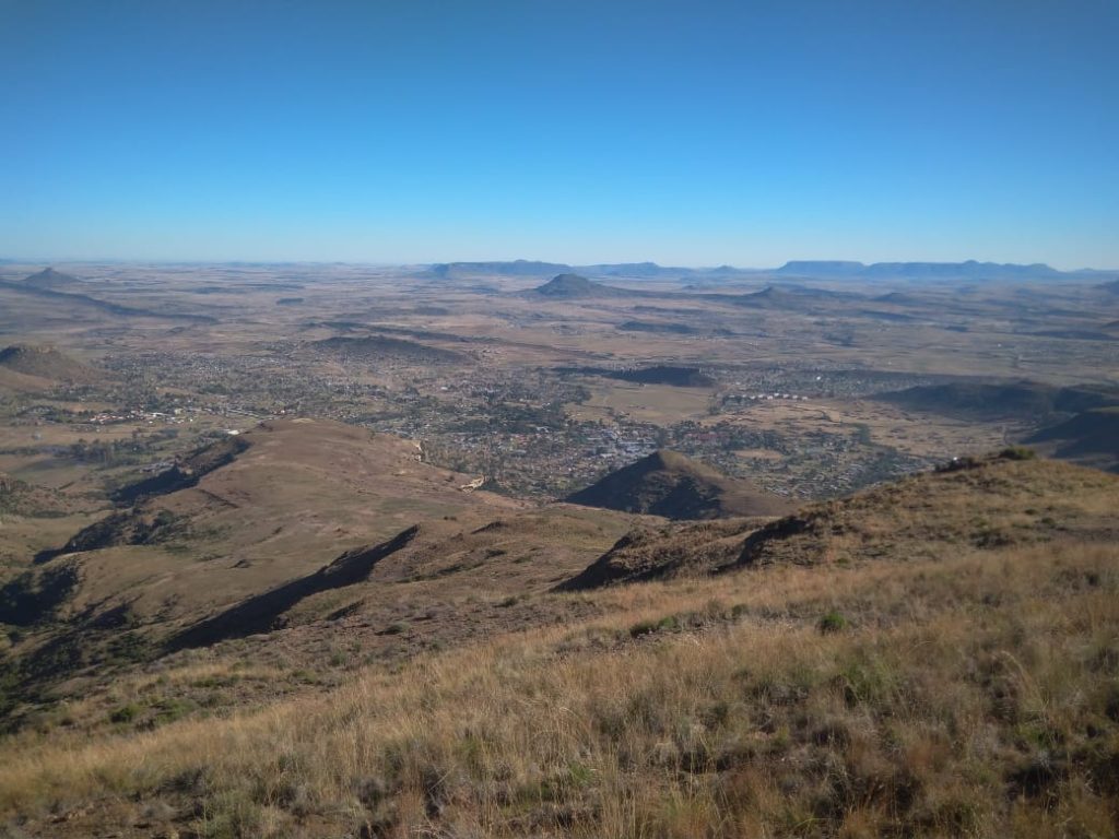 foto van Een landschap in Lesotho