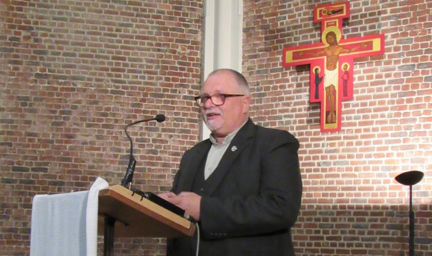Pater Jens Petzold was in mei 2022 te gast in Brussel