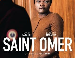 Affiche van de langspeelfilm ‘Saint Omer’ (2022) van Alice Diop.
